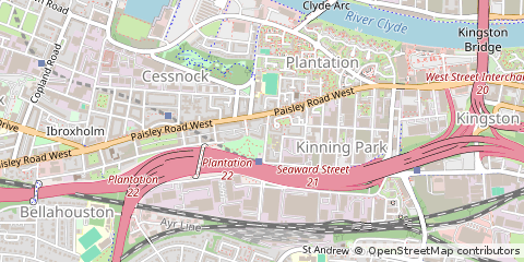 Map of Glasgow