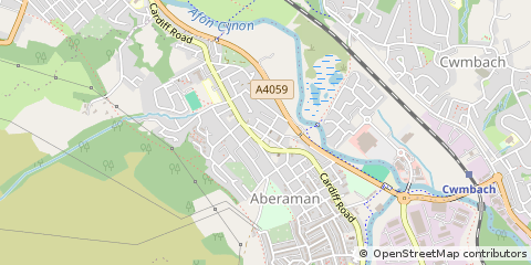 Map of Aberdare