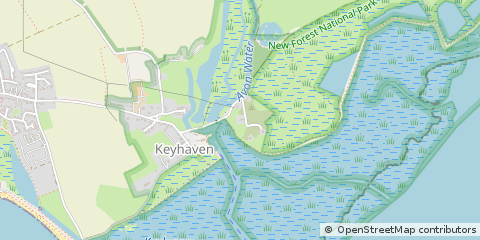 Map of Lymington, Hampshire