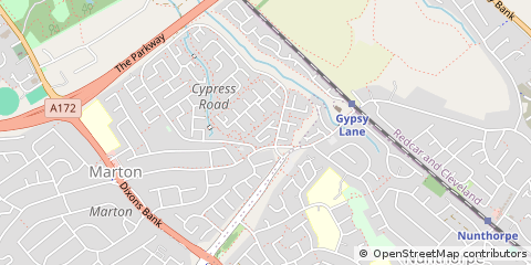 Map of Middlesbrough