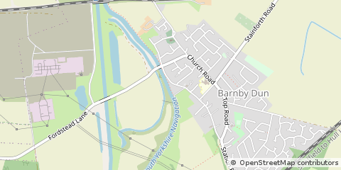 Map of Doncaster, South Yorkshire
