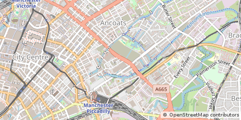Map of Manchester