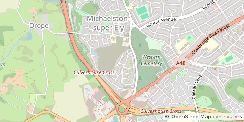 Map of Cardiff