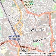 Map of Wakefield