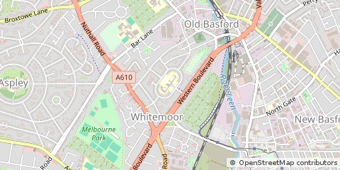 Map of Nottingham
