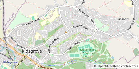 Map of Stoke-on-Trent