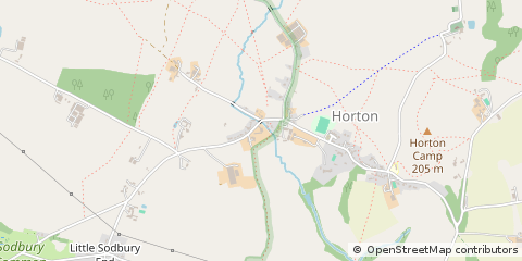 Map of Chipping Sodbury, South Gloucestershire