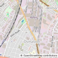 Map of Derby, Derbyshire