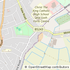 Map of Southport, Merseyside