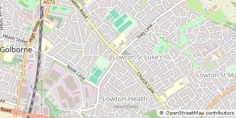 Map of Warrington