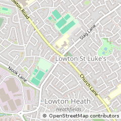 Map of Warrington