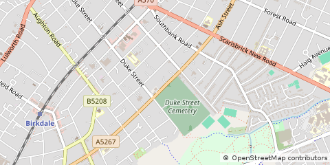 Map of Southport
