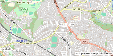 Map of Leeds