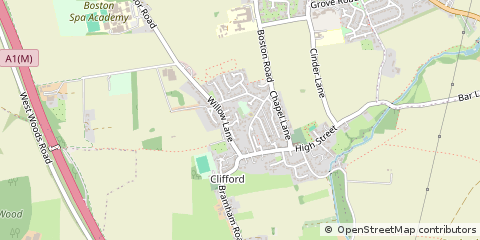 Map of Wetherby, West Yorkshire
