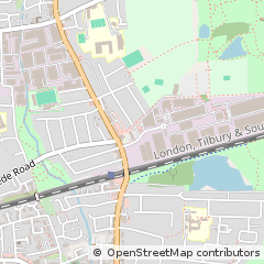 Map of Dagenham, Essex