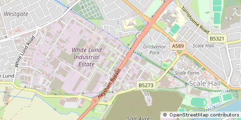 Map of Morecambe, Lancashire