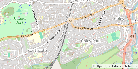 Map of Reading
