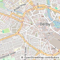 Map of Derby, Derbyshire