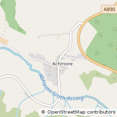 Map of Strome Ferry, Ross-Shire