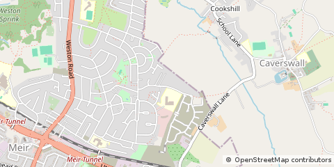 Map of Stoke-on-Trent