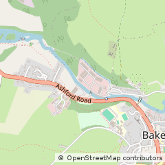 Map of Bakewell, Derbyshire