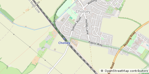 Map of Wallingford, Oxfordshire