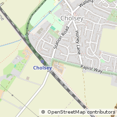 Map of Wallingford, Oxfordshire