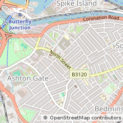 Map of Bristol