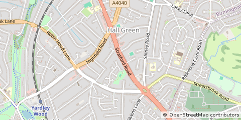 Map of Birmingham