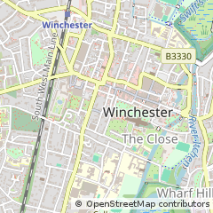 Map of Winchester, Hants