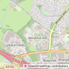 Map of Swindon