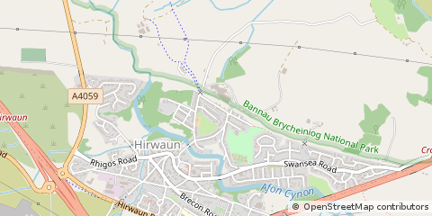 Map of Aberdare