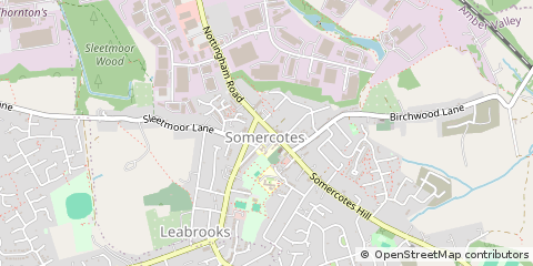 Map of Alfreton, Derbyshire