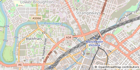 Map of Salford