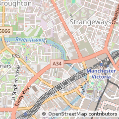 Map of Salford