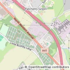 Map of Watford, Hertfordshire