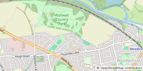 Map of Leeds, West Yorkshire