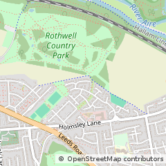 Map of Leeds, West Yorkshire