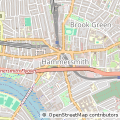 Map of Hammersmith, London