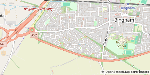 Map of Nottingham