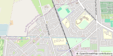 Map of Hull, East Yorkshire
