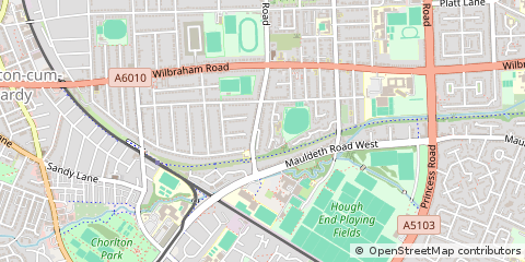 Map of Manchester