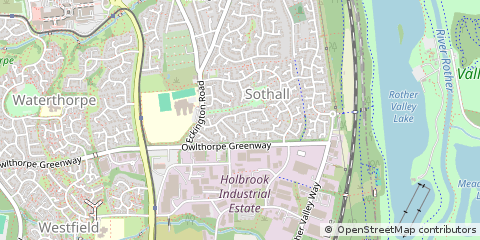 Map of Sheffield