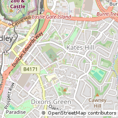 Map of Dudley