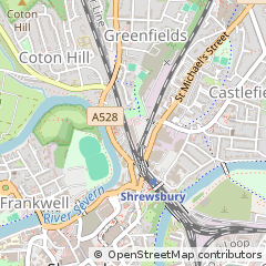 Map of Shrewsbury