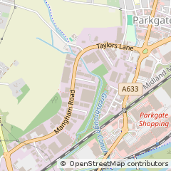 Map of Rotherham