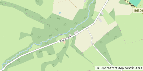 Map of Stocksfield, Northumberland