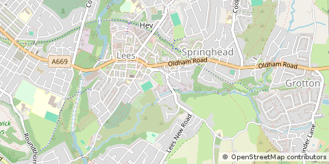Map of Oldham