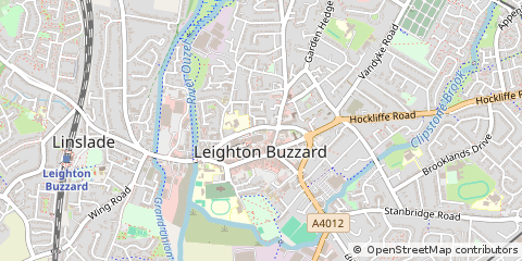 Map of Leighton Buzzard, Hertfordshire