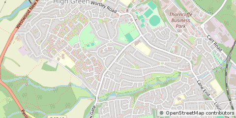 Map of Sheffield